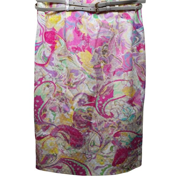 Escada Dress Womens Small Sheath Paisley Dress Neiman Marcus Luxury Designer 36 - Picture 8 of 14